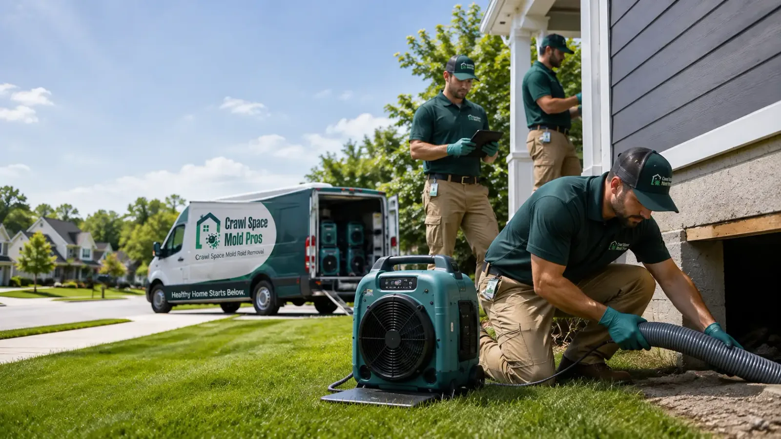 Crawl Space Mold Removal in Bradley, CA